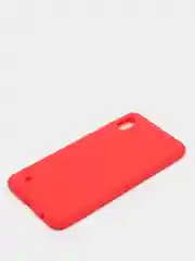 Красный чехол Samsung Galaxy A10 / M10 (Самсунг Галакси А10 / М10), прозрачный