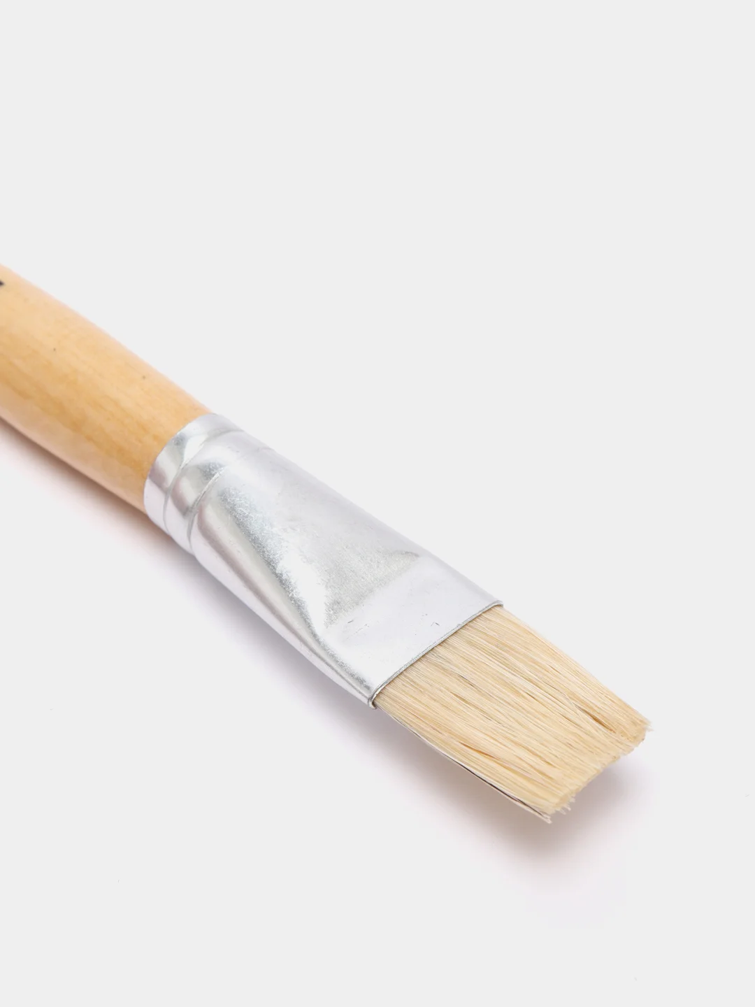 Кисть BRAUBERG, из щетины, плоская, № 18, 200206