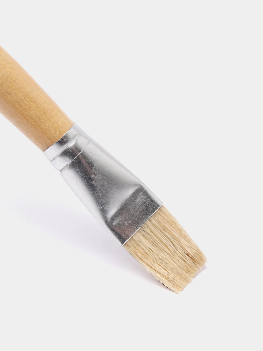 Кисть BRAUBERG, из щетины, плоская, № 18, 200206