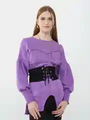 Женский пояс-корсет со шнуровкой