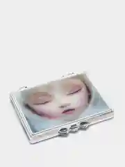 Молочный зеркало складное