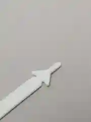 Белый силиконовые шнурки для обуви (6 штук)
