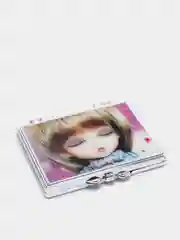 Белый зеркало складное