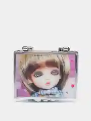 Белый зеркало складное