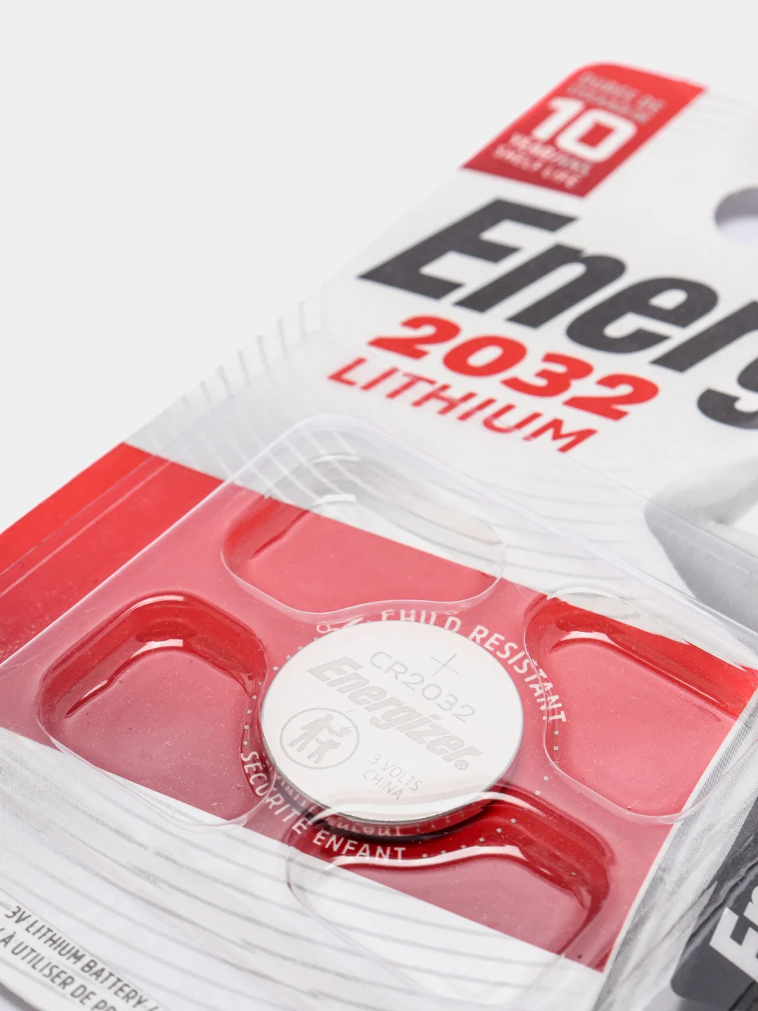 Батарейка Energizer CR2032, литиевая 3V