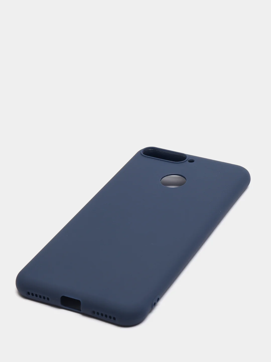 Синий чехол на Honor 7C / Honor 7A Pro / Huawei Y6 Prime 2018 / Huawei Y6 Prime (5,7") силиконовый