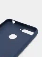 Синий чехол на Honor 7C / Honor 7A Pro / Huawei Y6 Prime 2018 / Huawei Y6 Prime (5,7") силиконовый