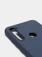 Синий силиконовый чехол Xiaomi Redmi Note 8T (Сяоми Редми Нот 8Т / Ноут), прозрачный