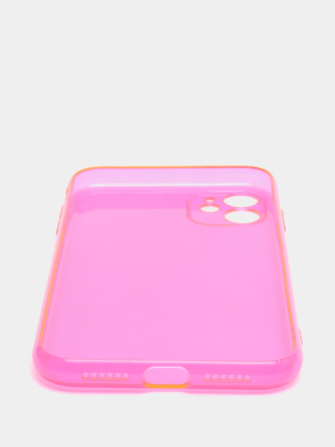 Красный чехол для iPhone 11, 12, 13, 7, 8, SE 2020, Plus, X, XS, XR, Max, Pro, mini, прозрачный