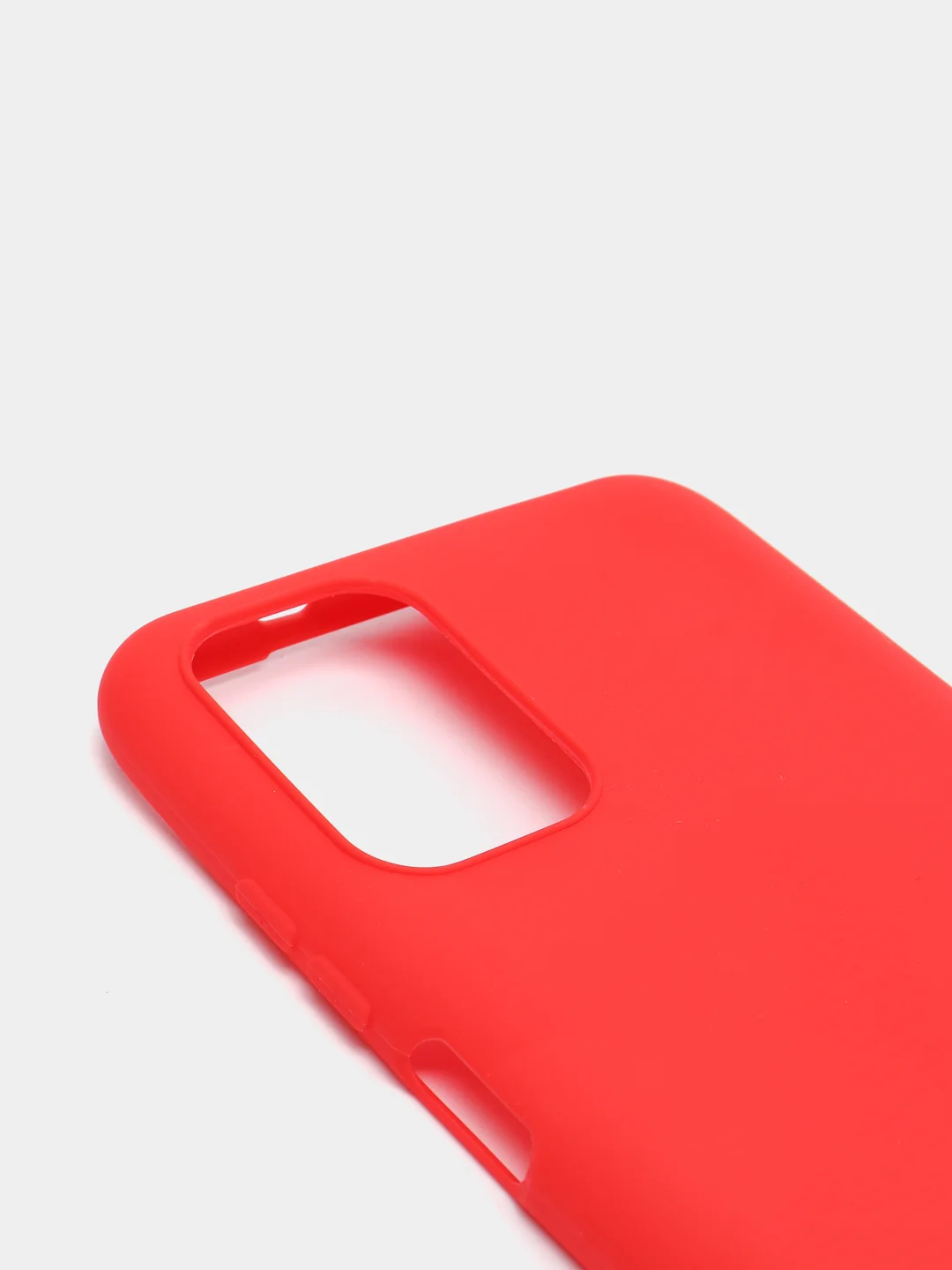 Алый чехол Xiaomi Redmi Note 10 / Redmi Note 10S / Poco M5s силиконовый цветной матовый