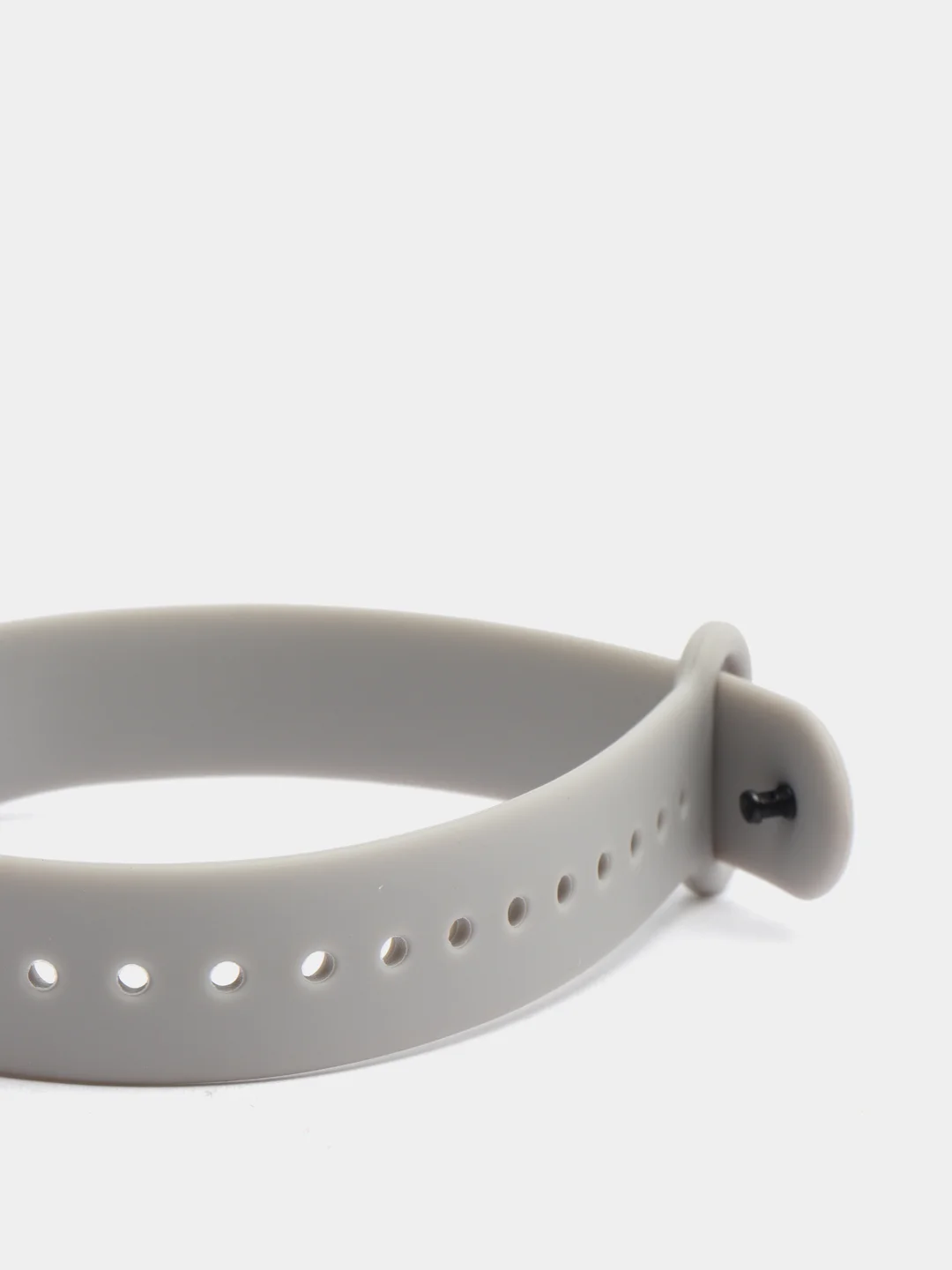 Серый силиконовый ремешок для фитнес-браслетов Xiaomi Mi Band 3/4