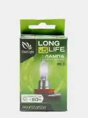 Лампа галогеновая H11 12V 55W PGJ19-2 3500K Long life x5