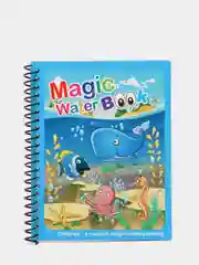 Синий водные многоразовые раскраски