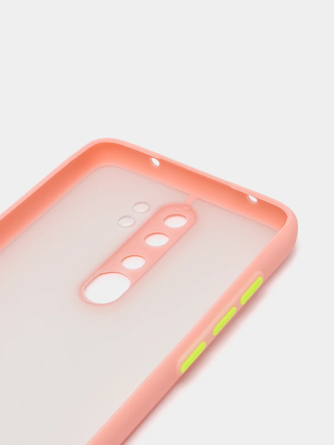 Конфетный чехол Xiaomi Redmi Note 8 Pro пластиковый матовый с цветными кнопками (Редми Нот 8 Про)