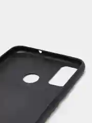 Угольный чехол Huawei Honor 9X Lite, Хуавей Хонор 9Х Лайт черный силиконовый под кожу