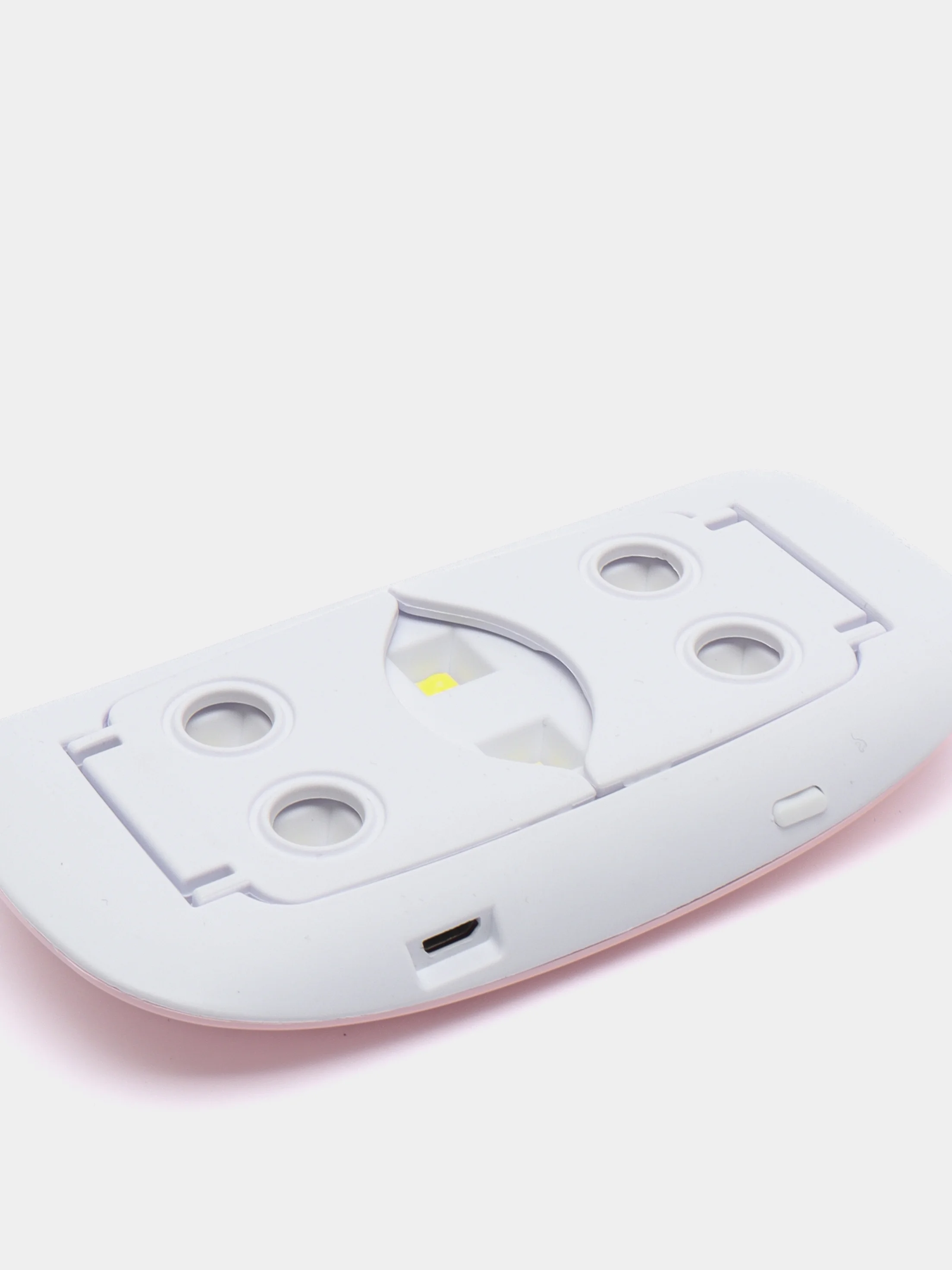 Розовый лампа для маникюра, сушки гель лака Sunmini 6W для ногтей