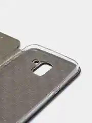Черный чехол-книжка Samsung Galaxy J6 2018