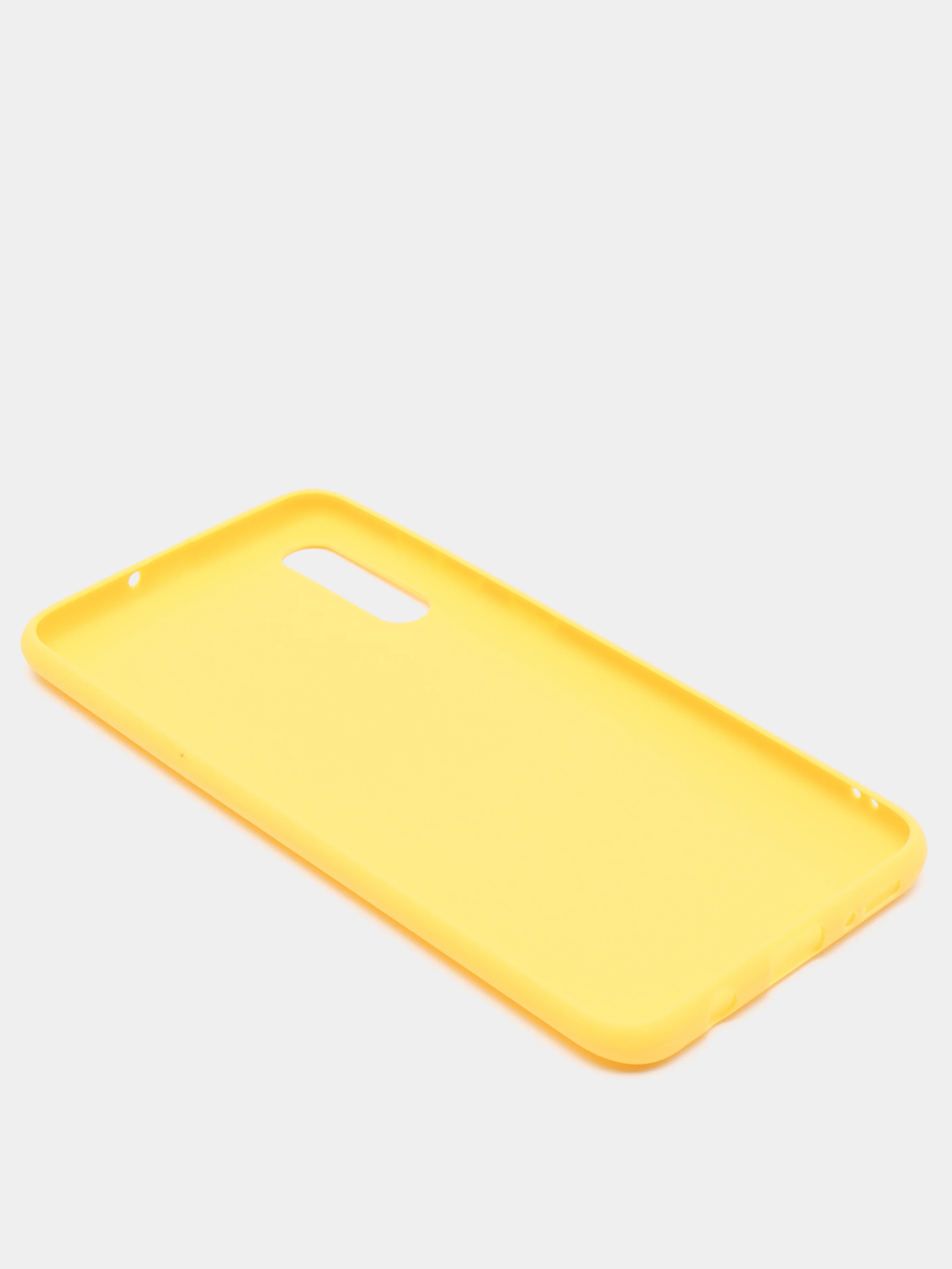 Желтый чехол Samsung Galaxy A50, A50s, A30s (Самсунг Галакси А50, А30С), прозрачный