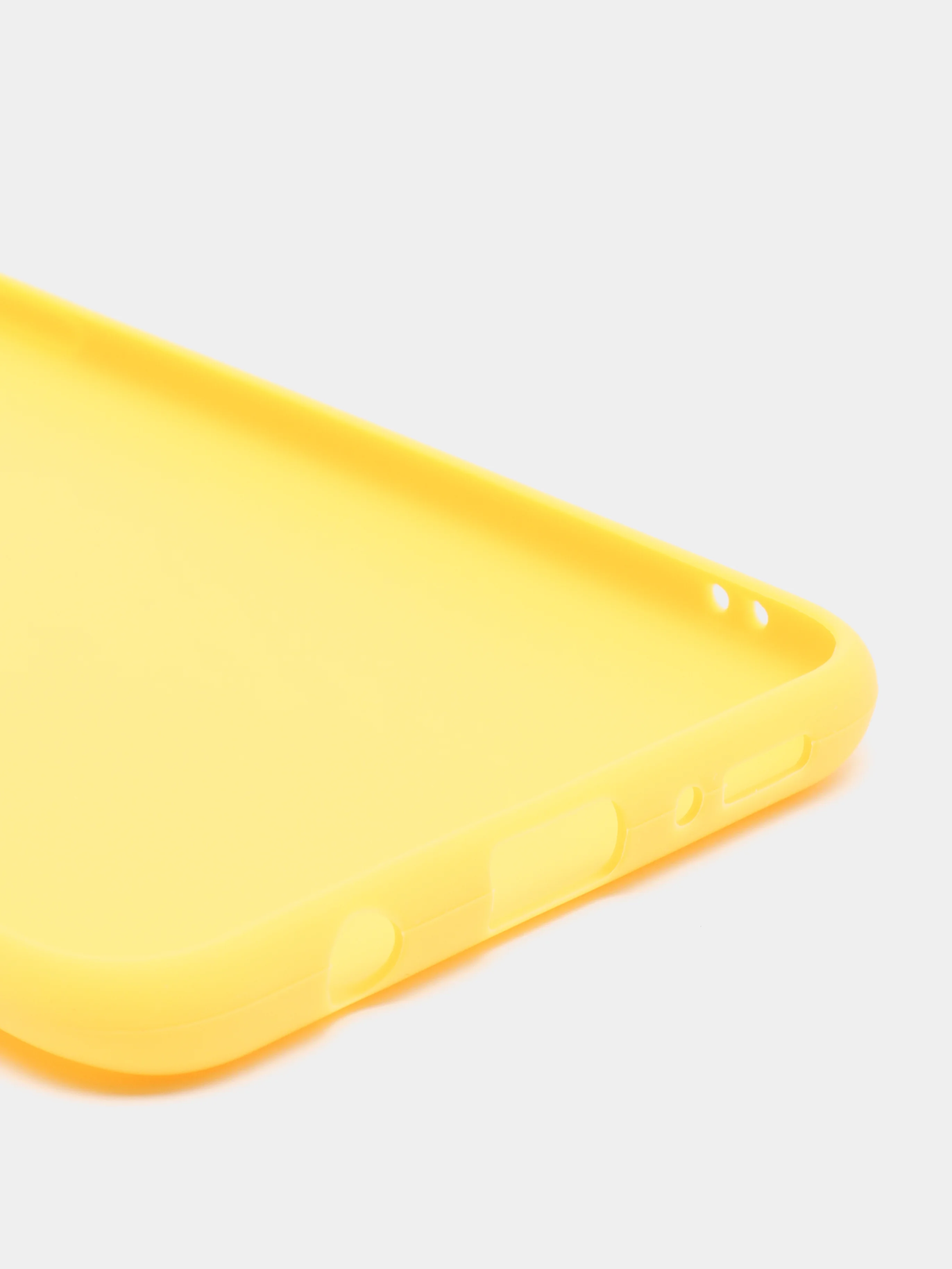 Желтый чехол Samsung Galaxy A50, A50s, A30s (Самсунг Галакси А50, А30С), прозрачный