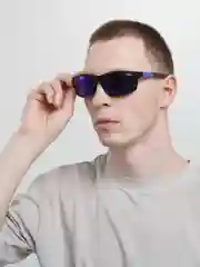 Синий мужские солнцезащитные очки с поляризационными линзами