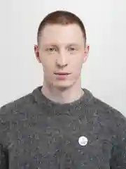 Прозрачный значок "День победы! 9 мая", 23 мм