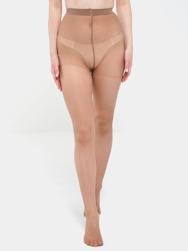 Колготки женские Glamour "Edera", темно-бежевые, 20 ден