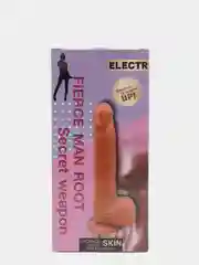 Фиолетовый дилдо на присоске, реалистичный