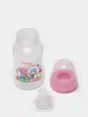 Розовый бутылочка Baby Land 150 мл с силиконовой классической соской в блистере