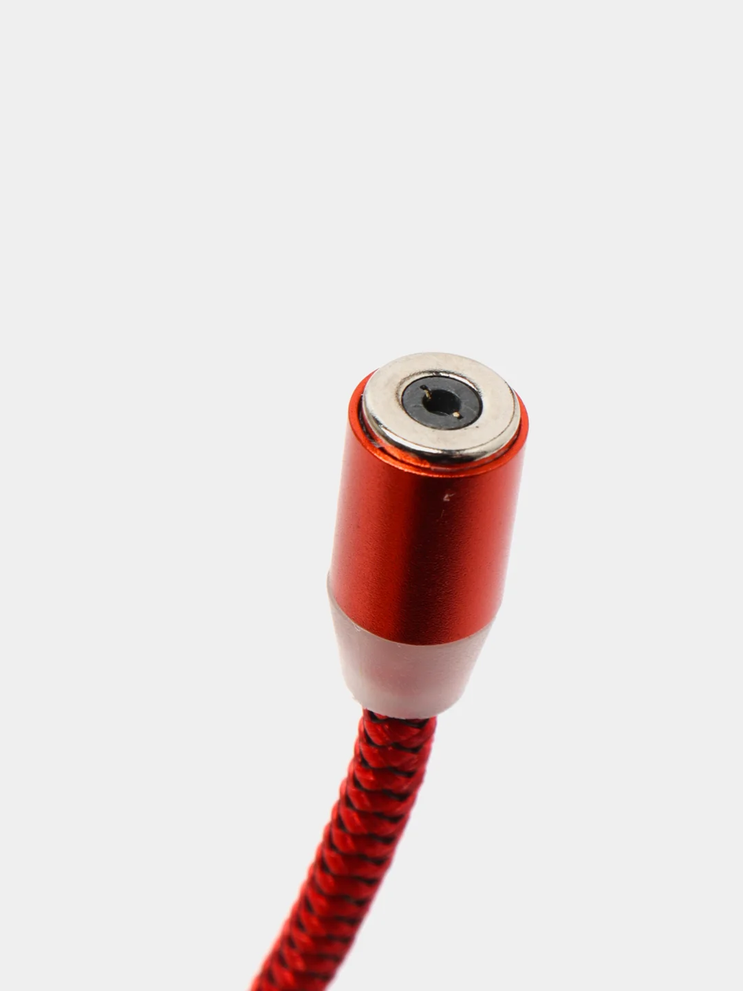 Красный магнитный кабель для зарядки телефона, коннекторы: microUSB, Lightning, Type-C, адаптер