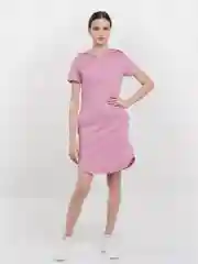 Коралловый платье женское домашнее с капюшоном,  хлопок