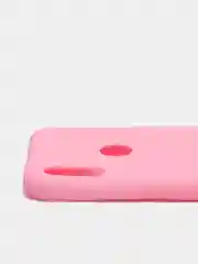 Розовый чехол силиконовый Honor 8A / 8А Prime / Huawei Y6 2019 / У6 Prime 2019 / Y6s, Хонор 8А