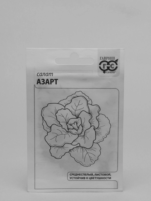 Семена Салат листовой "Азарт" набор 1, 5, 10 уп