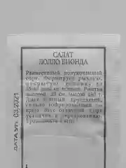 Семена Салат полукочанный "Лолло Бионда" набор 1, 5, 10 уп