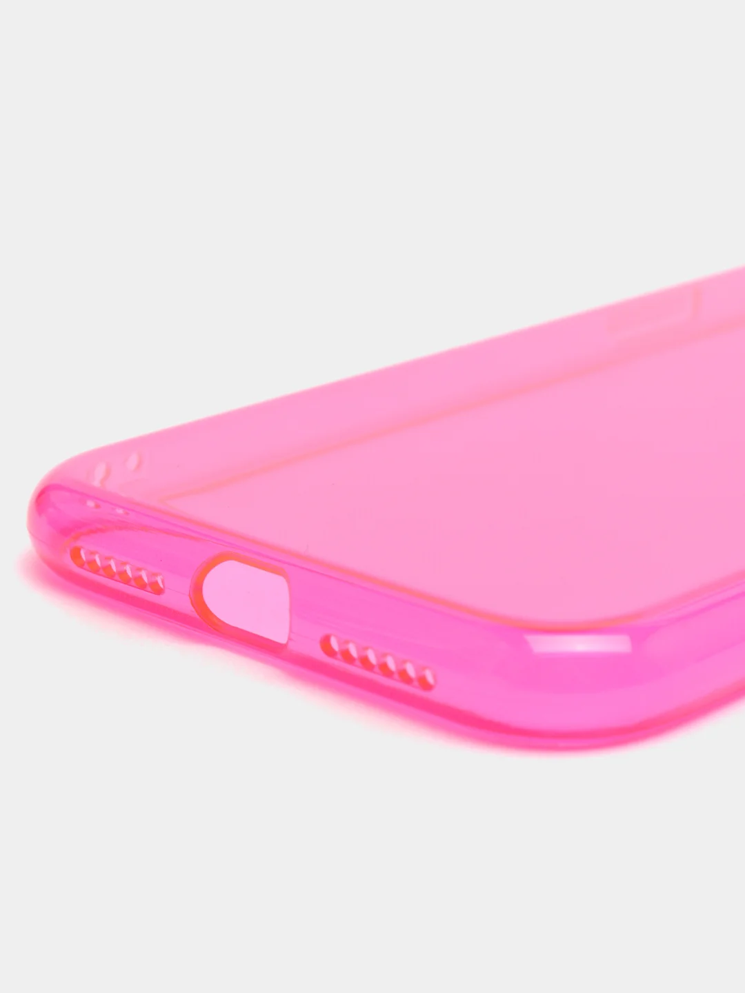 Красный чехол для iPhone 11, 12, 13, 7, 8, SE 2020, Plus, X, XS, XR, Max, Pro, mini, прозрачный