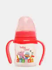Красный бутылочка Baby Land 150 мл, с широким горлом и силиконовой анатомической соской Air System