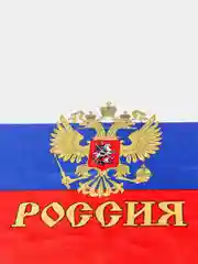 Белый флаг с гербом России, Пролетарий, СССР, Имперский, Татарстана на 9 мая 90 х 135 см