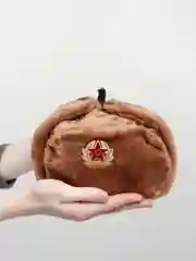 Карамельный шапки Ушанки/ Будёновка/ Солдатская/ Ушанка (Разные цвета) с кокардой, СССР, РФ