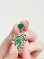 Женские серьги- капли  с большим сердцем