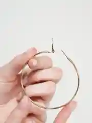 Желтый серьги-кольца конго