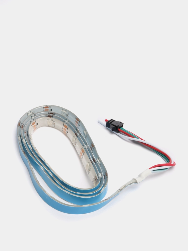 Светодиодная лента WS2812B (адресная) 30св/м 5V защищенная RGB белая основа цена за 1метр