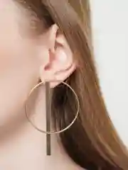 Серьги женские геометрические