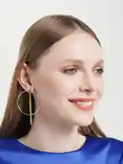 Серьги женские геометрические
