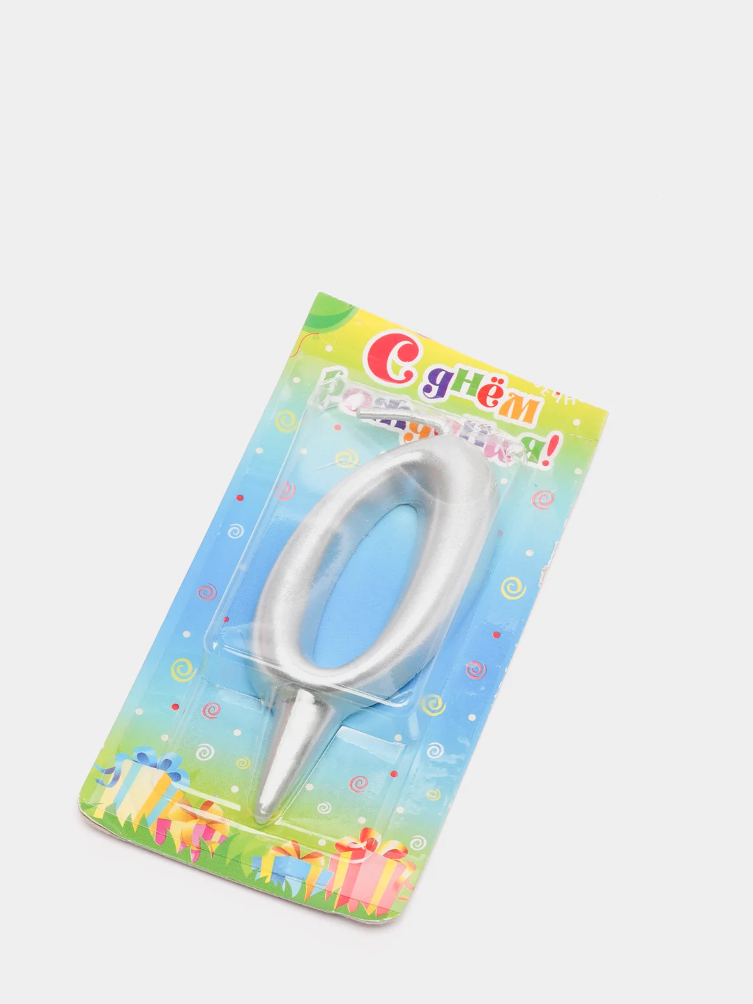 Серебряный праздничные свечи