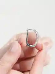 Серебряный серьги с искуственными камнями