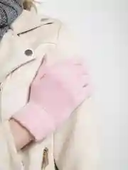Розовый женские перчатки