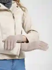 Розовый женские перчатки