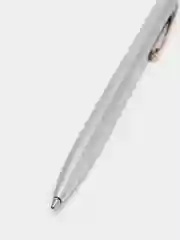 Ручка шариковая Luxor "Sterling" синяя, корпус хром/золото, кнопочный механизм, 1,0мм