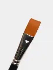 Кисть худ. проф. BRAUBERG ART, синтетика мягк. под колонок плоская №16 кор.ручка 200703