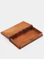 Белый шкатулка для денег, дерево