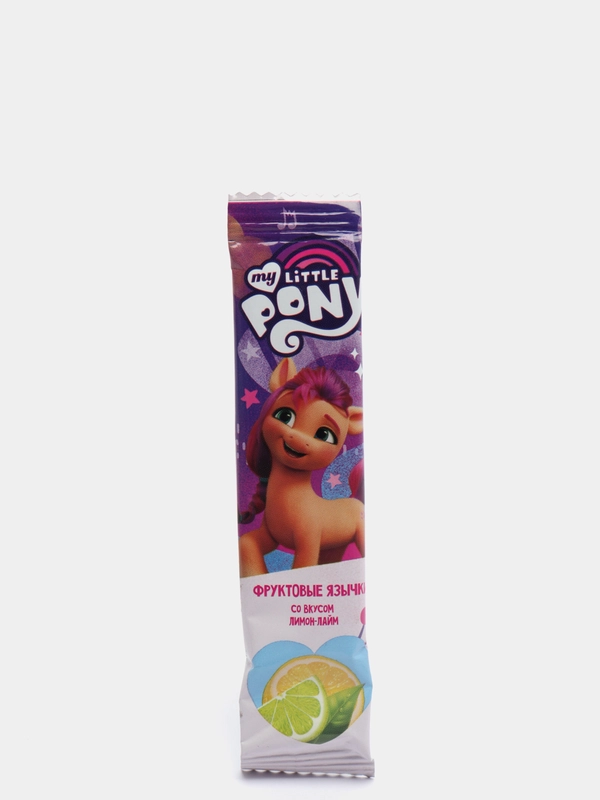 Жевательная конфета фруктовые язычки "My little pony", 10 г